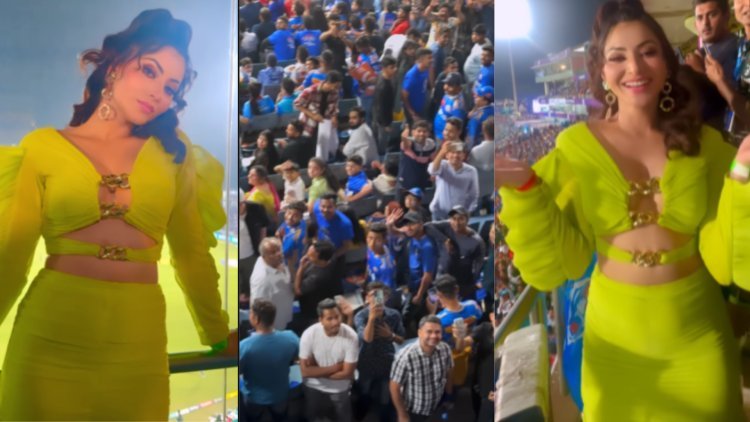 Urvashi Rautela gets a standing ovation at the IPL by her fans, grooves to Shahrukh Khan's  Koi Mil Gaya