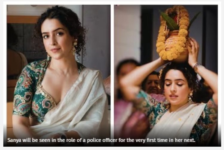 Sanya Malhotra Buys A Swanky 4 BHK In Gurgaon; Glows In A White Sari At The Griha Pravesh