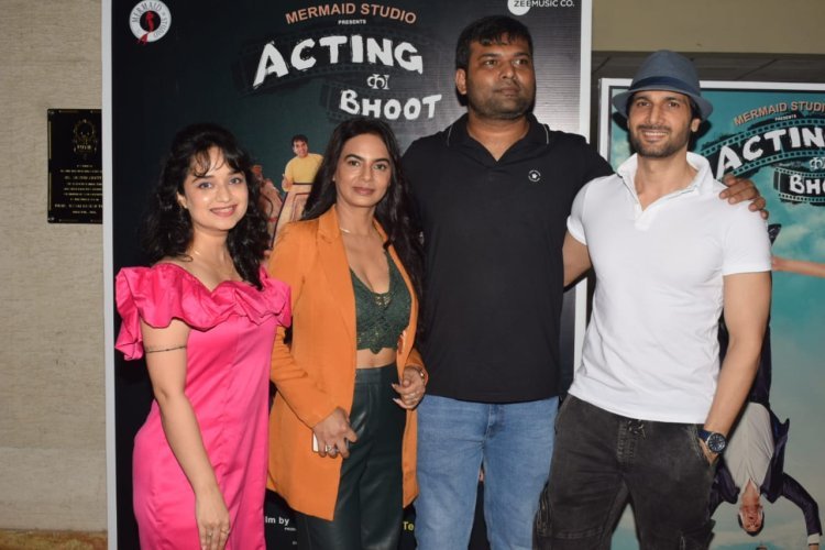Film Stars attached the promotional event of the upcoming film 'Acting Ka Bhoot'