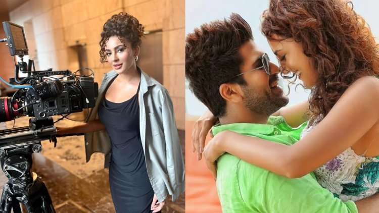 Seerat Kapoor and Co-Star Sharwanand Shoot For A Party Anthem Track For Their Upcoming Rom-Com Film- Confirms Source As Actress Shares Glimpse
