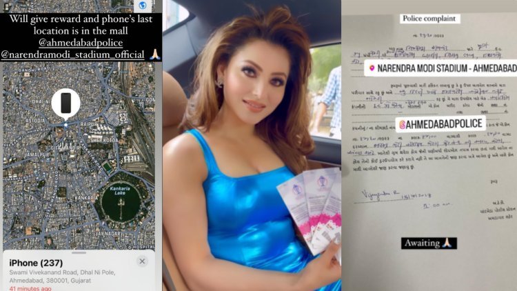 Urvashi Rautela offers reward for return of real gold iPhone lost during India-Pak match