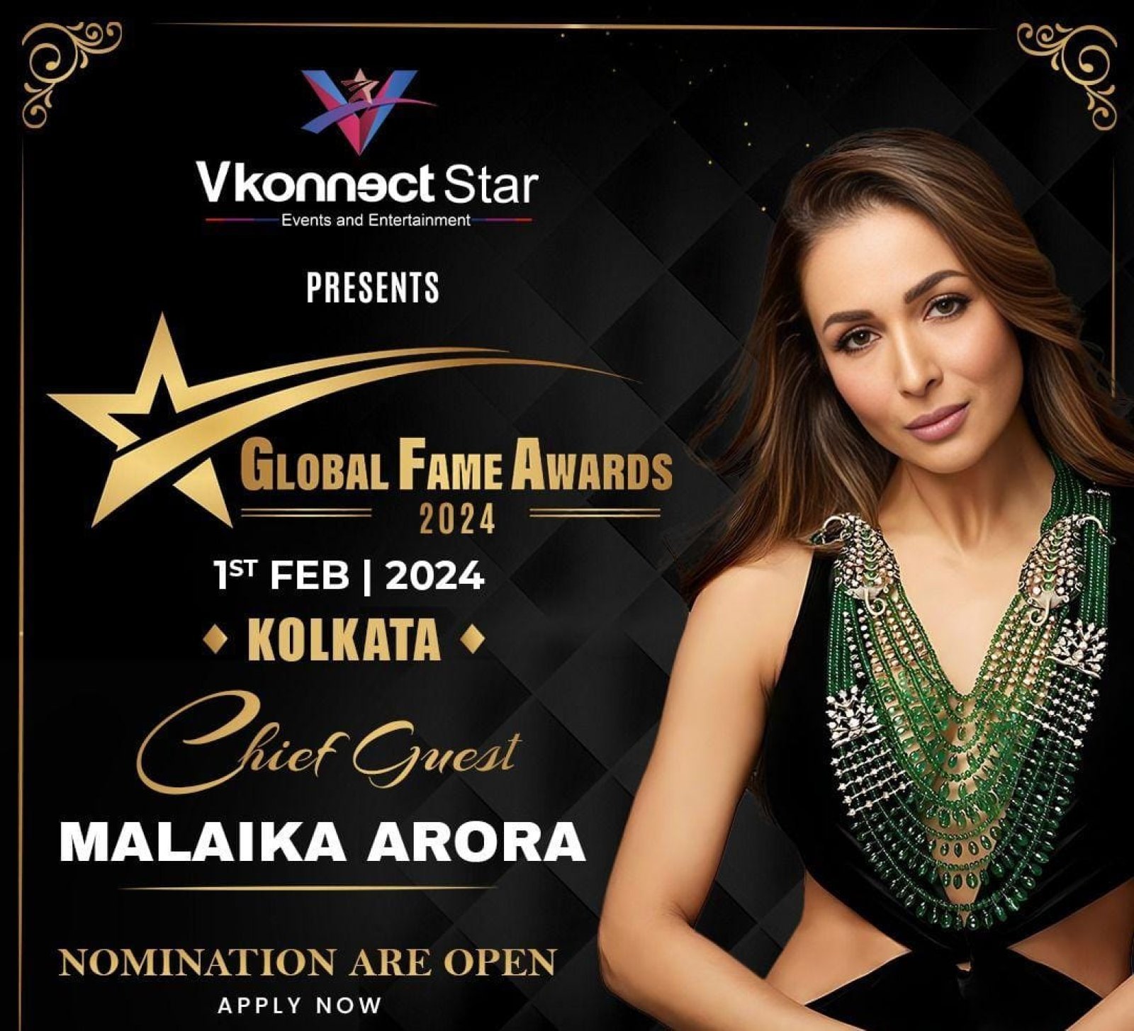 Malaika Arora to Shine as Chief Guest at the 'Global Fame Awards 2024' on 1st February in Kolkata