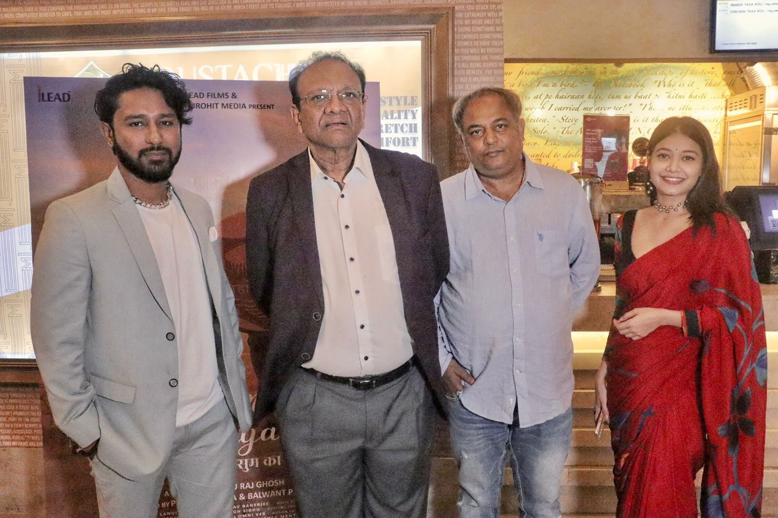 Premiere of upcoming Bollywood film Kusum Ka Biyaah held at City of Joy, Kolkata
