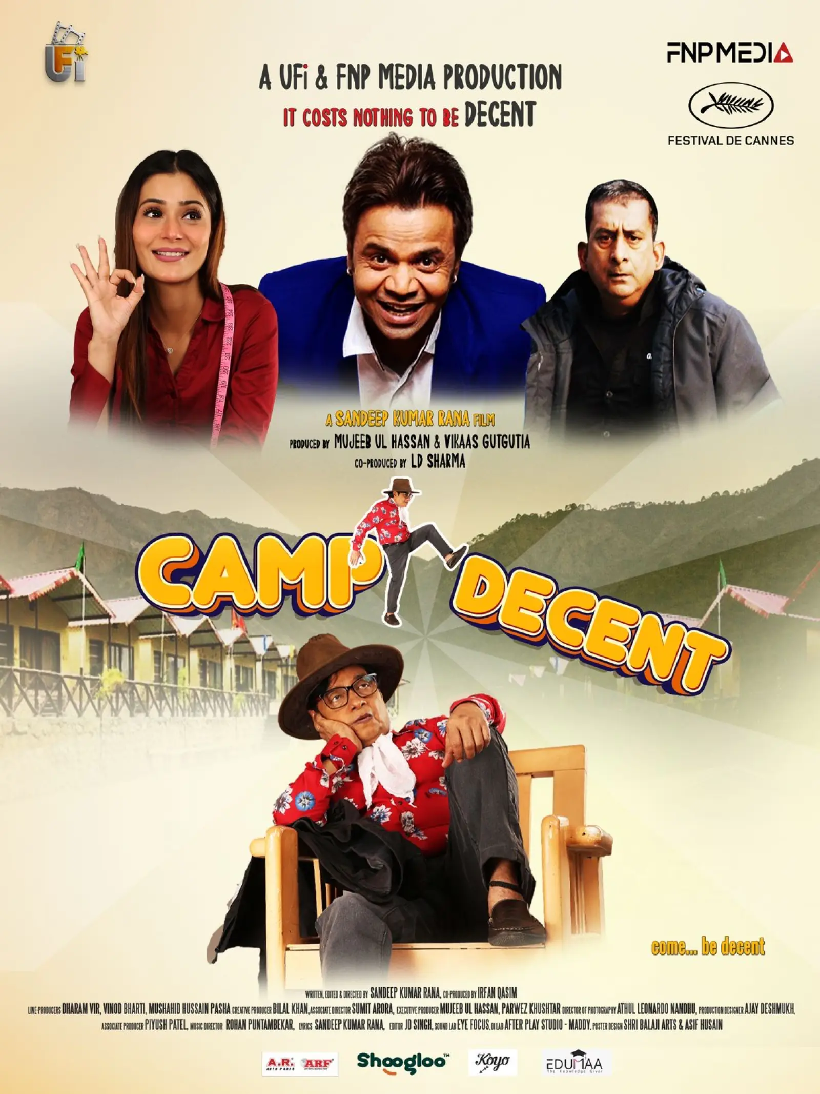 Sara Khan's Decent Camp gets a poster release at prestigious Cannes 