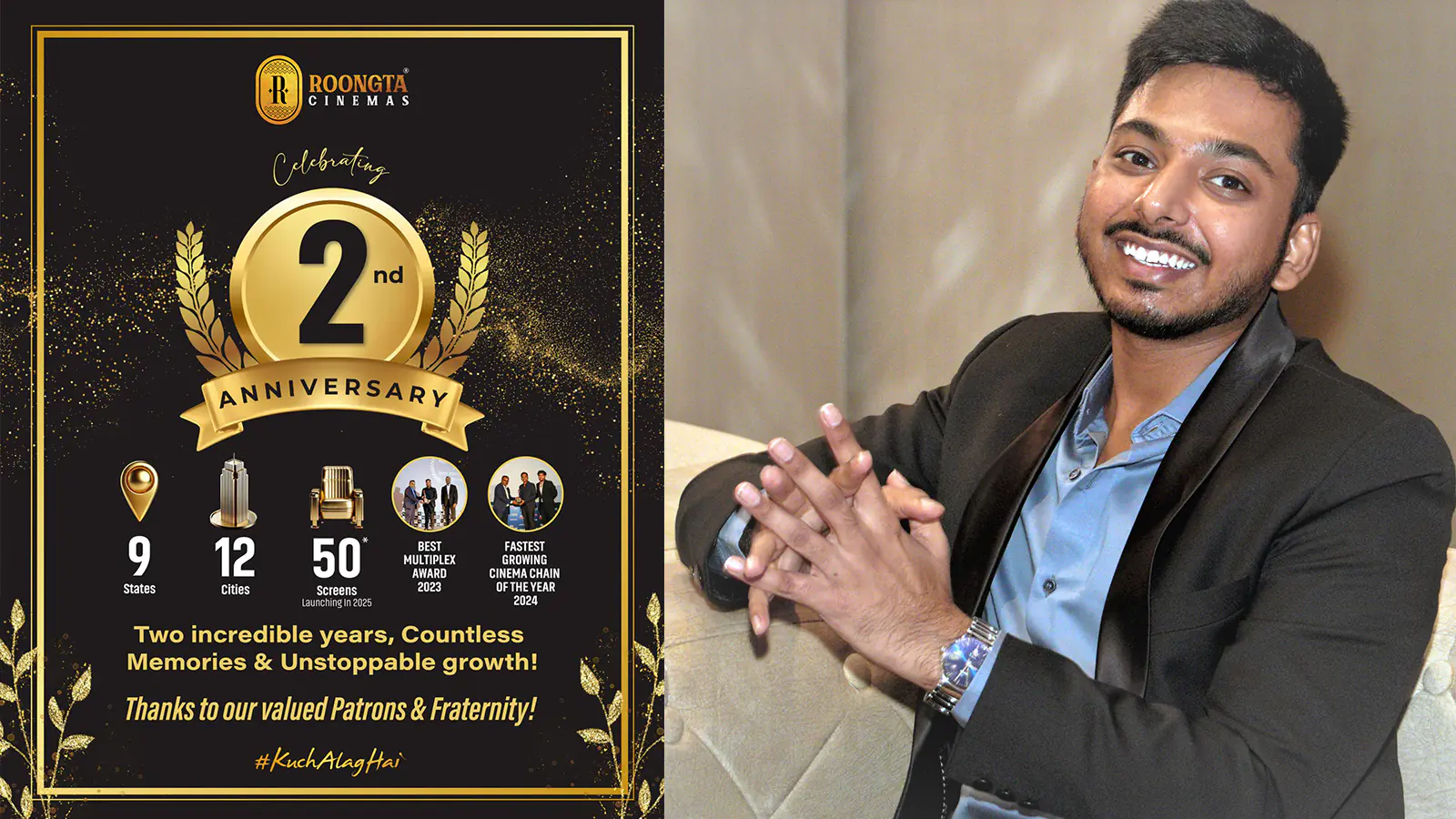 Roongta Cinemas Celebrates 2nd Anniversary: A Journey of Excellence !